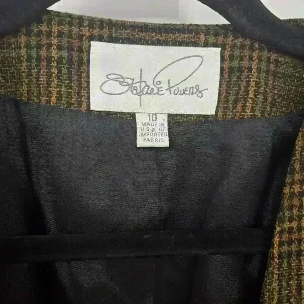 Stephanie Powers Vintage  Set Blazer, Size 10,Skirt Size 12 - Picture 4 of 8